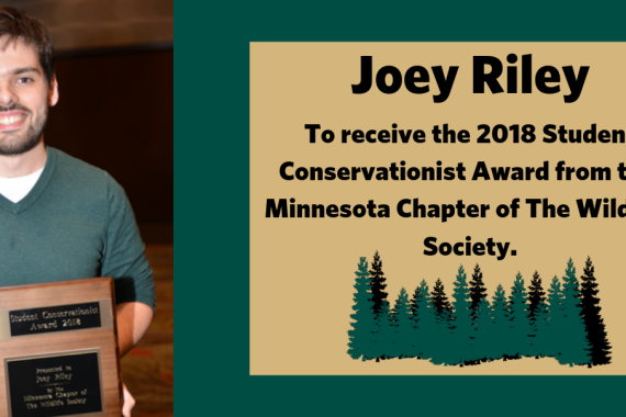 BSU Students Honored by Minnesota Chapter of The Wildlife Society