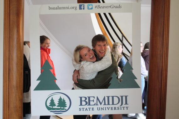 Bemidji State Sends Graduates Off in Style at the 2019 Senior Social Senior students excited for graduation.