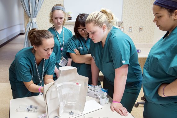 High School Students Scrub in to Camp at Bemidji State and Northwest Tech