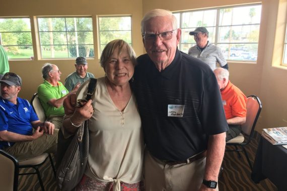 Two BSU alumni at the BSU Alumni Golf Outing.