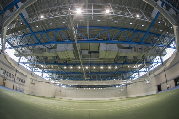 Sustainable Campus: BSU Set to Save Thousands of Kilowatt-Hours of Energy New LED lights in the Gillett Wellness Center