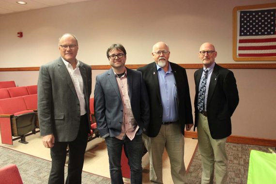Photo of BSU team: L to R: Lyle Meulebroeck, Mike Lund, Dave Towley and Jim Barta
