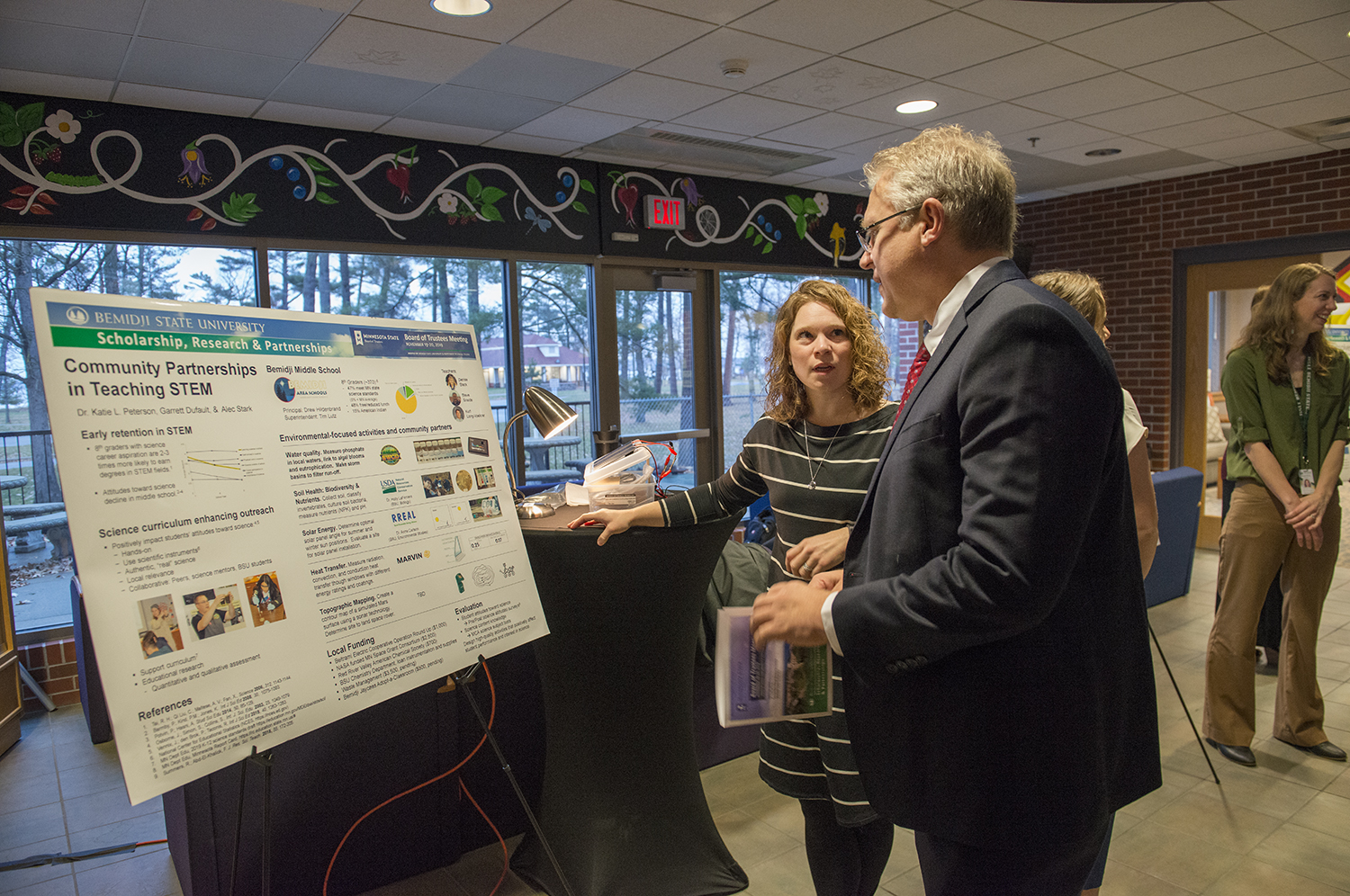 Trustees explored a showcase of BSU's latest research.