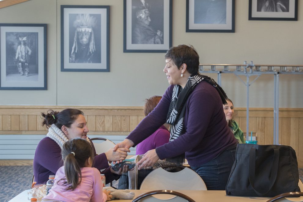 Leslie Harper discussed indigenous food, land and health.