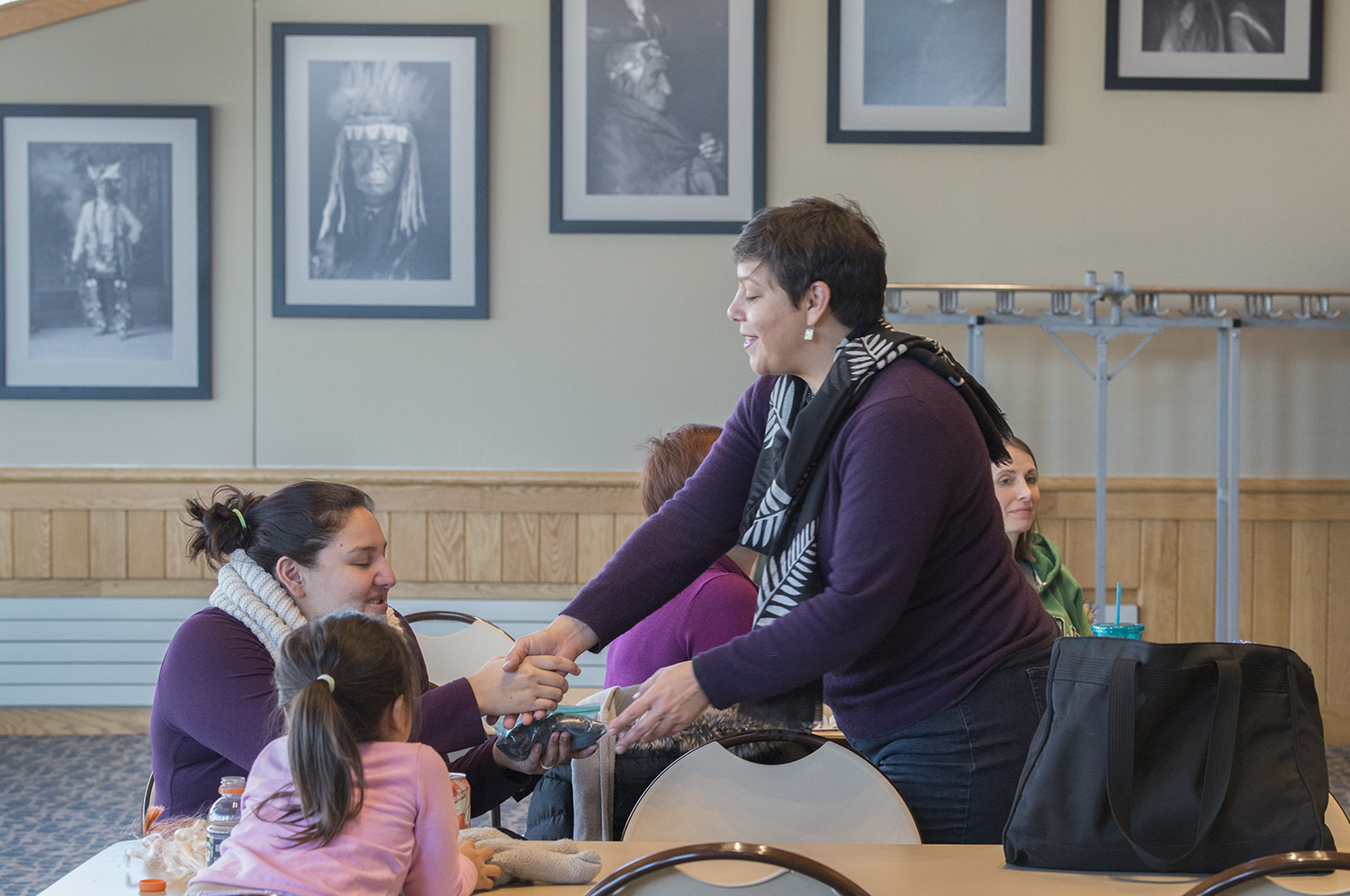 Leslie Harper discussed indigenous food, land and health. 