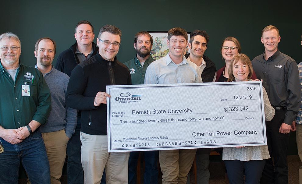 Otter Trail Power Company check presentation
