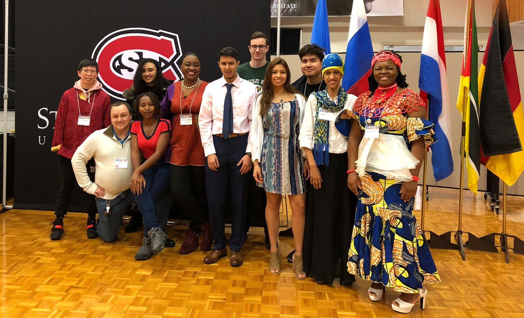 Students at the annual power in diversity conference