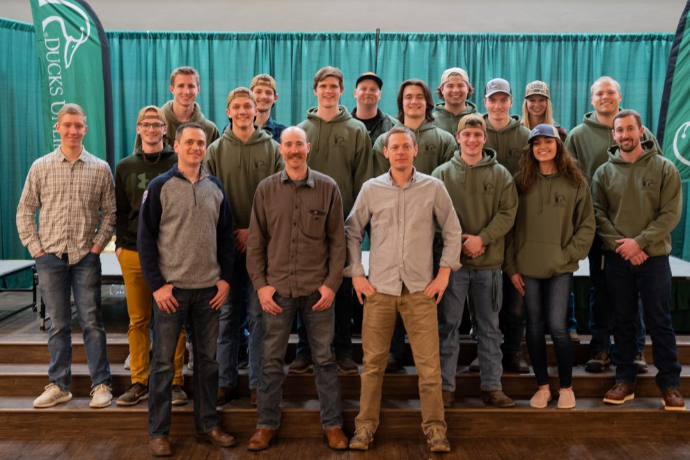 Steven Rinella and Ryan “Cal” Callaghan of the “MeatEater” Netflix show and podcast attended events hosted by the BSU chapter of Ducks Unlimited.