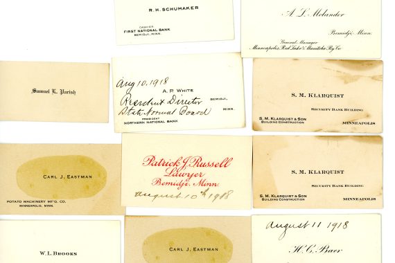 Miscellaneous Business Cards Bemidji area businesses.