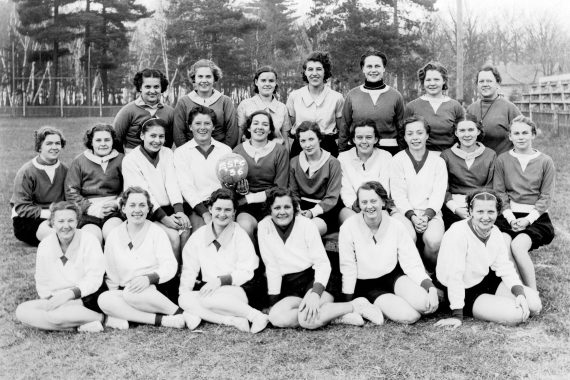 Bemidji State Teachers College women athletes, 1936.