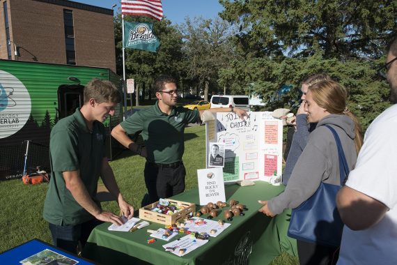The BSU Choir recruits students at 14th Annual Community Appreciation Day.