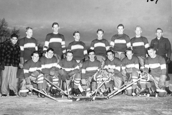 Bemidji State Teachers College started playing competitive hockey in the 1950s.