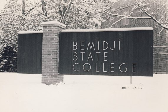 Bemidji State College became Bemidji State University in 1975.