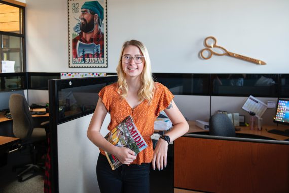 Bemidji Chamber of Commerce Bemidji State Intern Gives Back to the Community