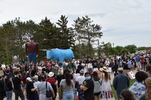 BSU’s Black Student Union led a peaceful demonstration June 6