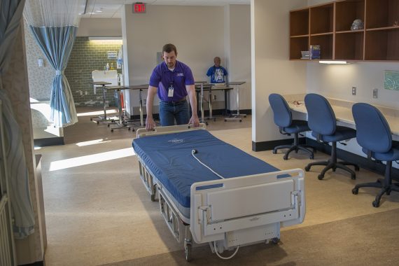 In April, Bemidji State University loaned beds from its nursing labs in Bensen Hall to Sanford Health of Bemidji, which needed them to increase its capacity to host COVID-19 patients.