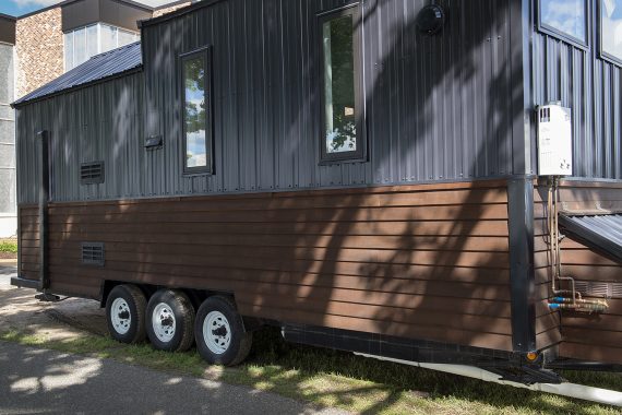Bemidji State University tiny house – EZ Tankless LP gas water heater