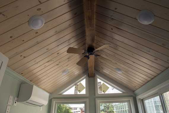 Bemidji State University tiny house Ceiling fan 12V.