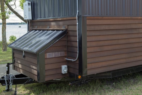 Bemidji State University tiny house EZ Tankless LP gas water heater