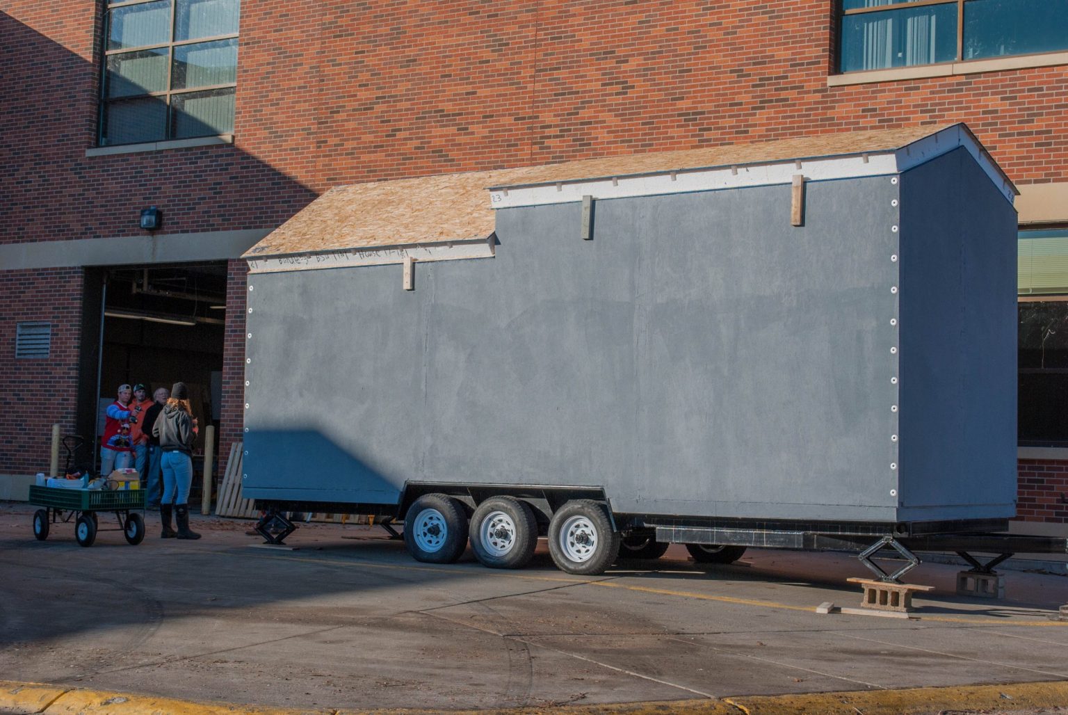 Big Dreams for This Tiny Home BSU Completes MultiYear Tiny House Project News Bemidji