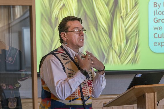 Dr. Mark Standing Eagle Baez, assistant professor of psychology