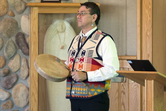 Dr. Mark Standing Eagle Baez, assistant professor of psychology