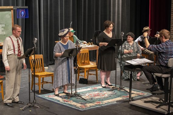 Bemidji State University cast for ”The Old Maid and the Thief”