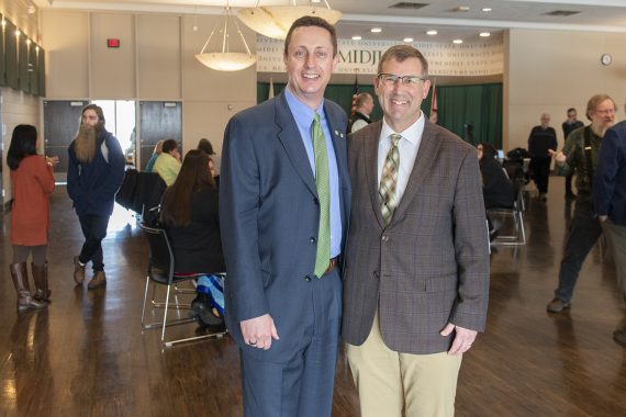 President Designate Hoffman and Provost Allen Bedford