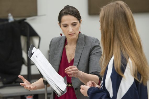 Dr. Jennifer Olson masterclass with soloist