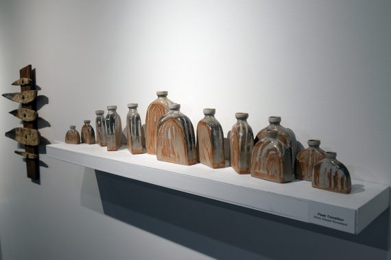 Cyrus Swann “Ambulations in Art” pottery