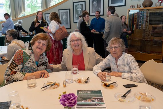 Guests at the retirement reception