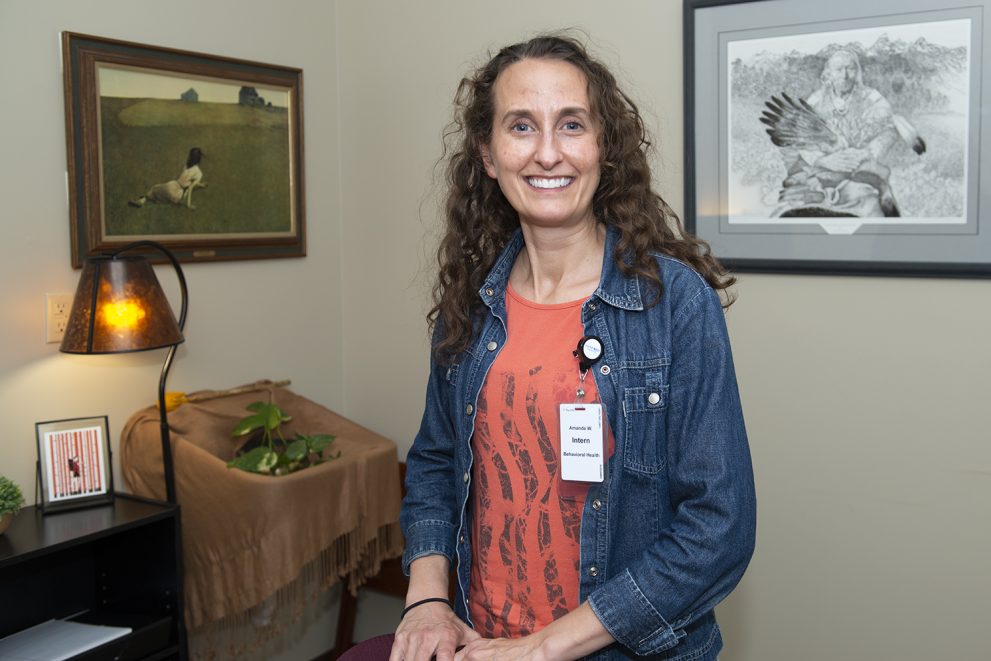 Amanda Willis-Marting in her office at Sanford Health