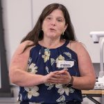 Dr. Miriam White presents during BSU Department of Professional Education's Special Education Conference on July 21