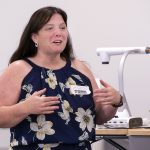 Dr. Miriam White presents during BSU Department of Professional Education's Special Education Conference on July 21