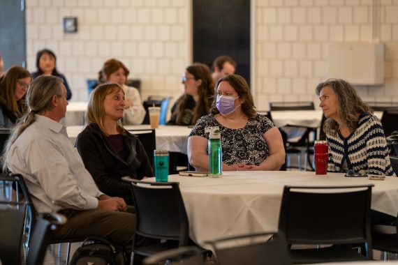 Attendees at the Oct. 10 announcement of the Institute for Indigenous Education & Practice