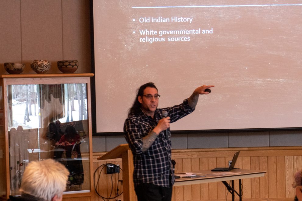 Dr. Dennis Fisher presented "Treaties, Strategies, and Traditionalism" on Nov. 29