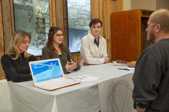 BSU marketing students present their products at a mock trade show on Nov. 30