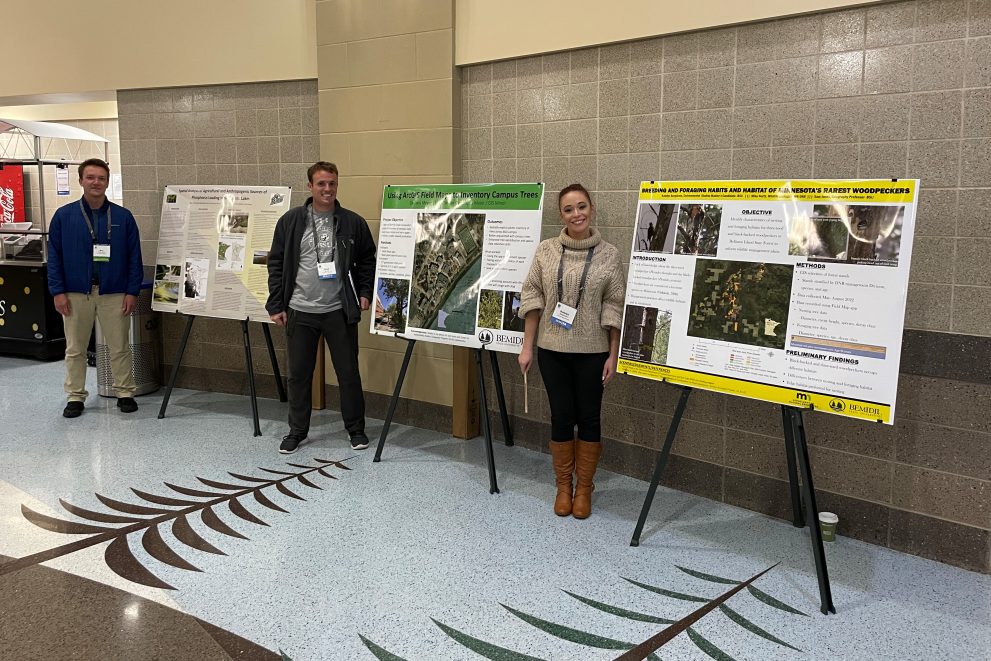Max Thostenson, Zachary Meyer and Katelyn Bergstrom presented at the 32nd Annual Minnesota GIS/LIS Consortium Conference