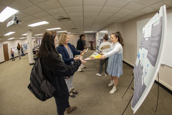 BSU social work students presented capstone research on Dec. 6