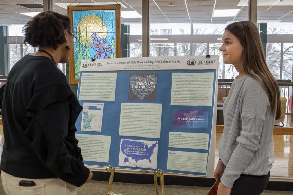 BSU social work students presented capstone research on Dec. 6