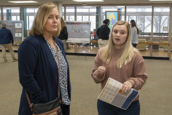 BSU social work students presented capstone research on Dec. 6