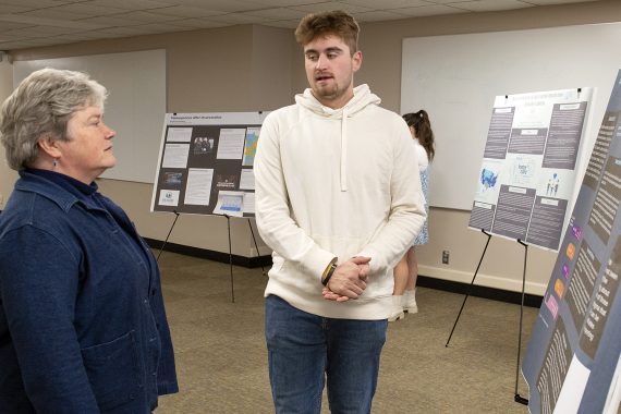 BSU social work students presented capstone research on Dec. 6