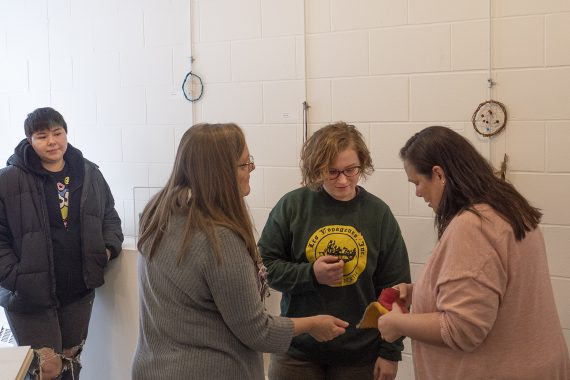 Attendees of the Traditional Ojibwe Crafts expo