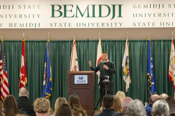 Attendees of the BSU Spring Start Up Breakfast on Jan 4