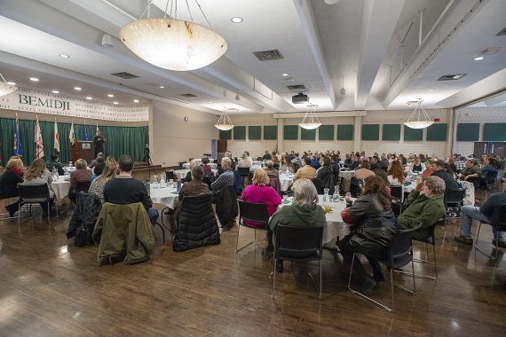 Attendees of the BSU Spring Start Up Breakfast on Jan 4