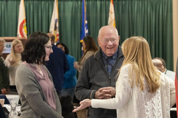 Attendees of the BSU Spring Start Up Breakfast on Jan 4