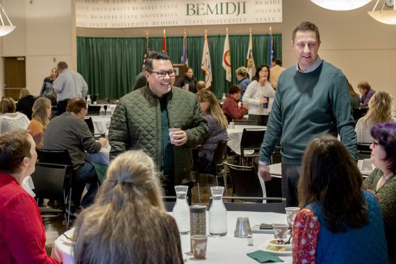 Attendees of the BSU Spring Start Up Breakfast on Jan 4