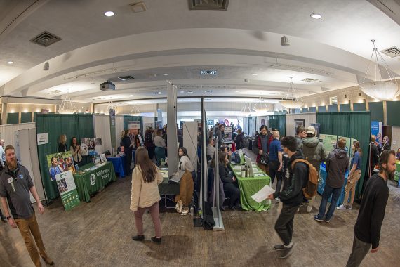 The BSU/NTC Career and Internship Fair was held Feb. 16 at BSU's Beaux Arts Ballroom