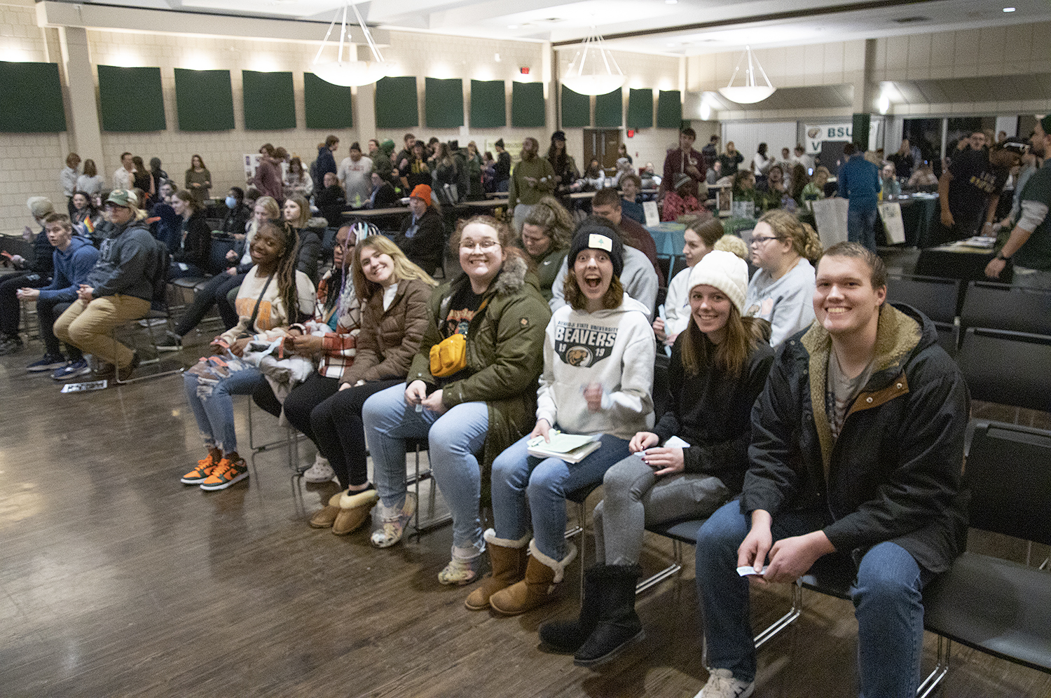 Students at the Beaver Organization Bash on Thursday, January 26