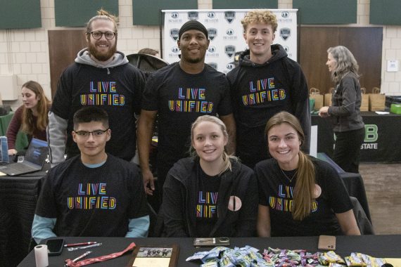 Students at the Beaver Organization Bash on Thursday, January 26